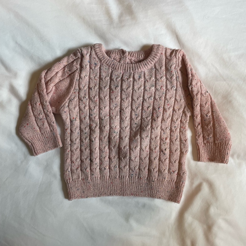 Cute colorful sweater for babies, 9-12m